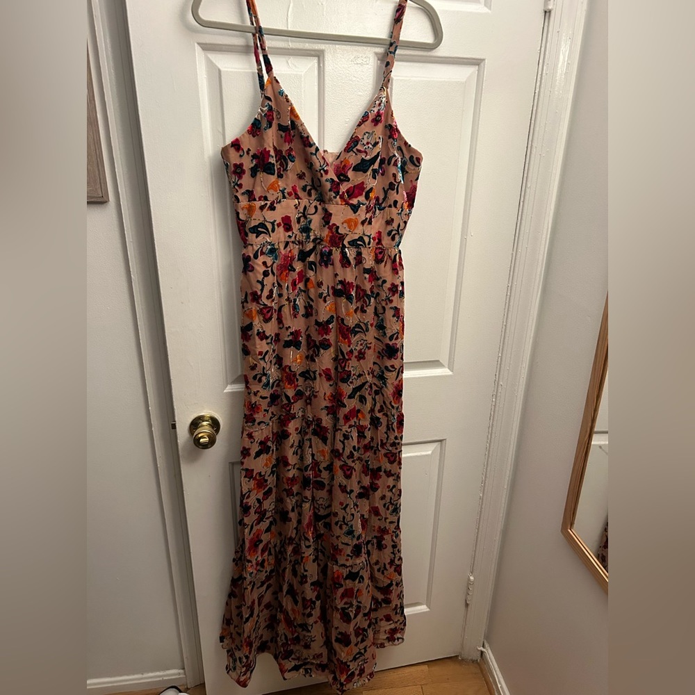 Hutch x Anthropologie Floral Burnout Romper— Size 10